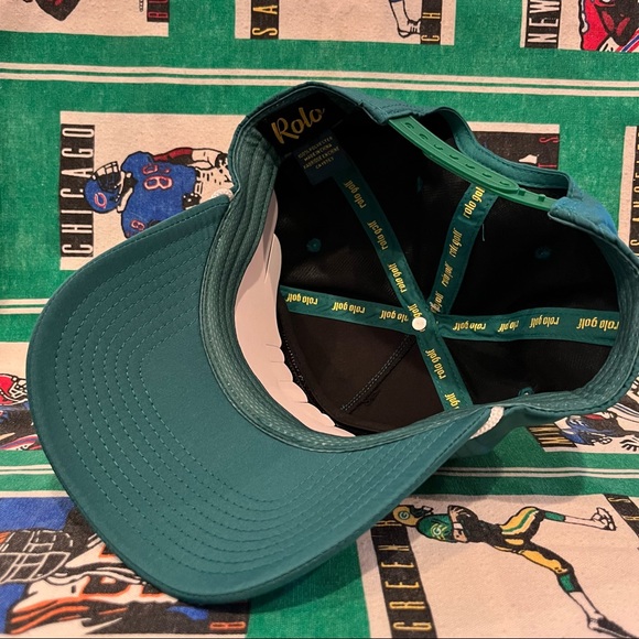 rolo golf dome piece Rope Adjustable Snap Back Hat SOLD OUT online new with tags - Picture 4 of 8